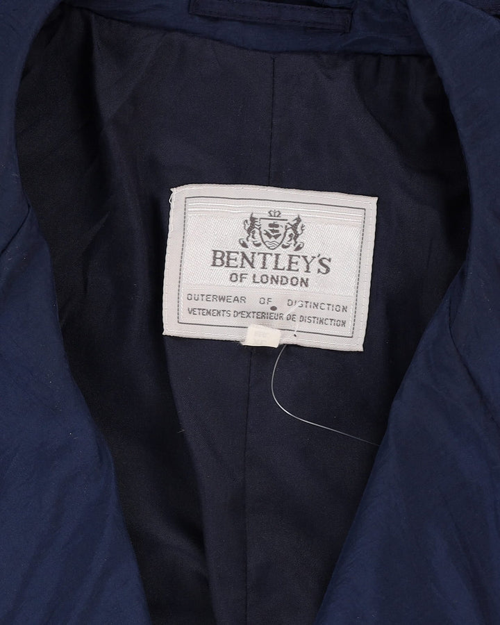Bentley's Of London Blue Mac Style Coat - XL