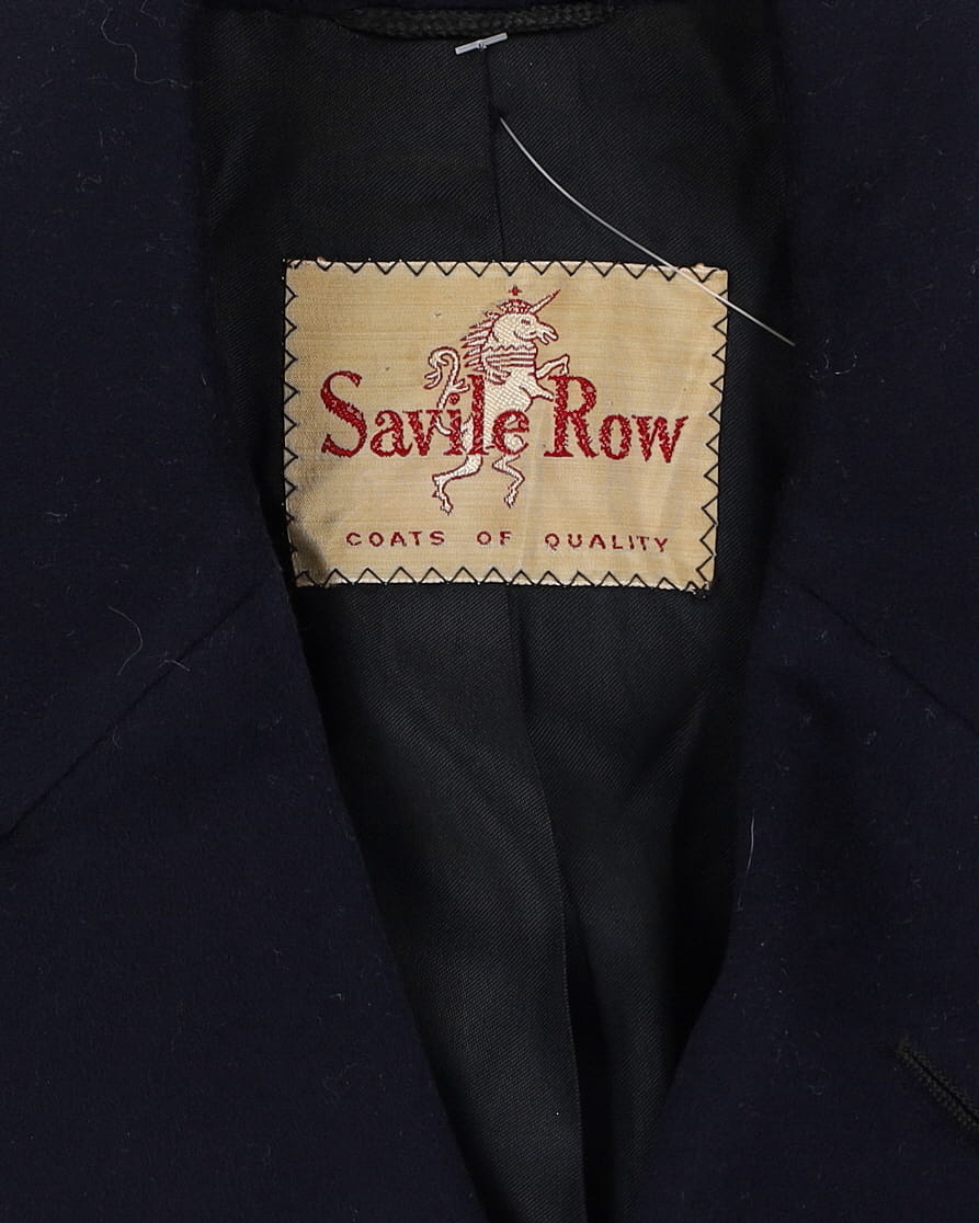 Savile Row Strachan And Co Ltd Cashmere Blend Overcoat - S