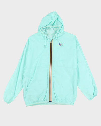K-Way Mint Green Windbreaker Jacket - M