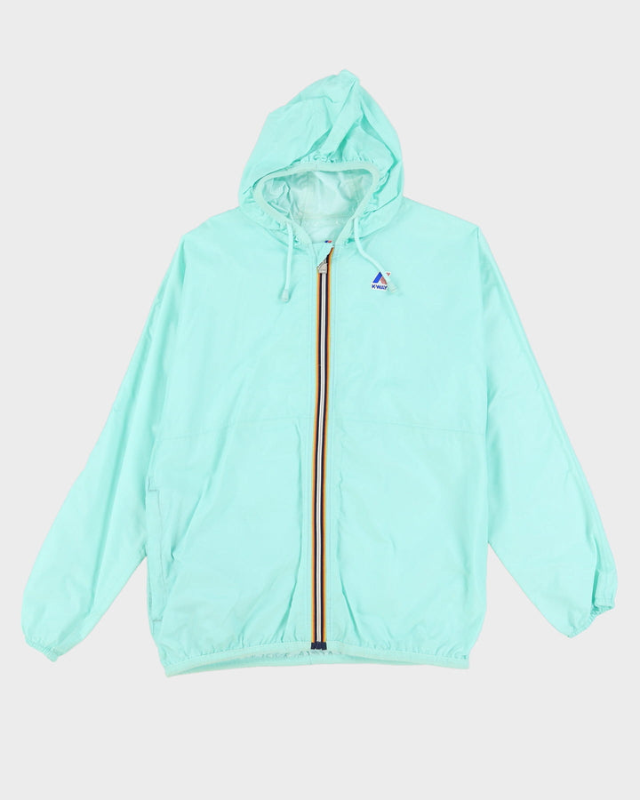 K-Way Mint Green Windbreaker Jacket - M