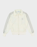 Adidas Silver / White Track Jacket - L
