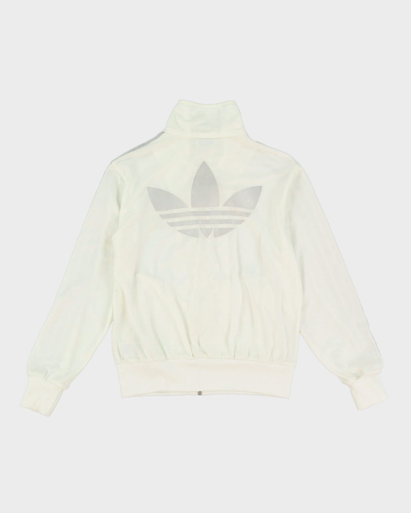 Adidas Silver / White Track Jacket - L