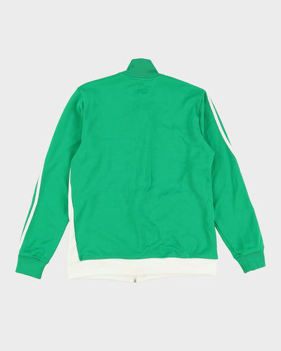 Adidas Green / White Track Jacket - M