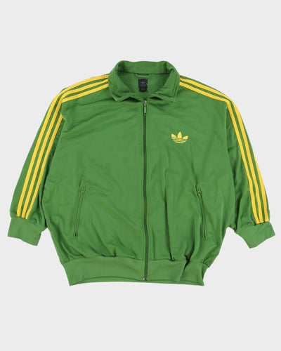 Adidas Yellow / White Track Jacket - XXL