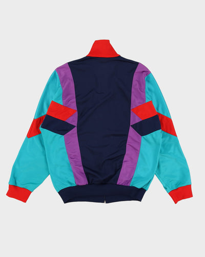 Vintage 90s Adidas Navy / Green Track Jacket - L