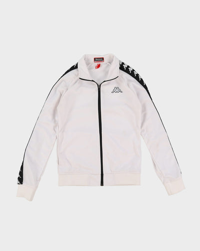 Kapp White / Black Track Jacket - M