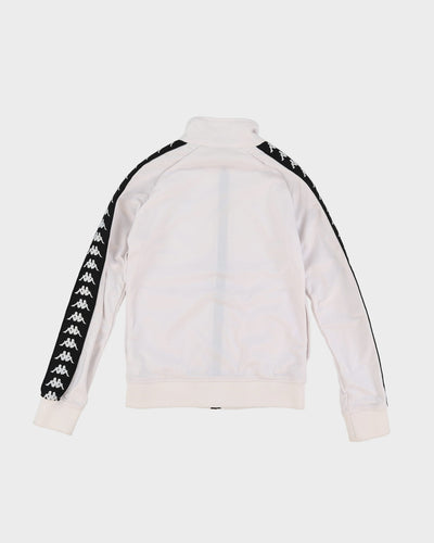 Kapp White / Black Track Jacket - M