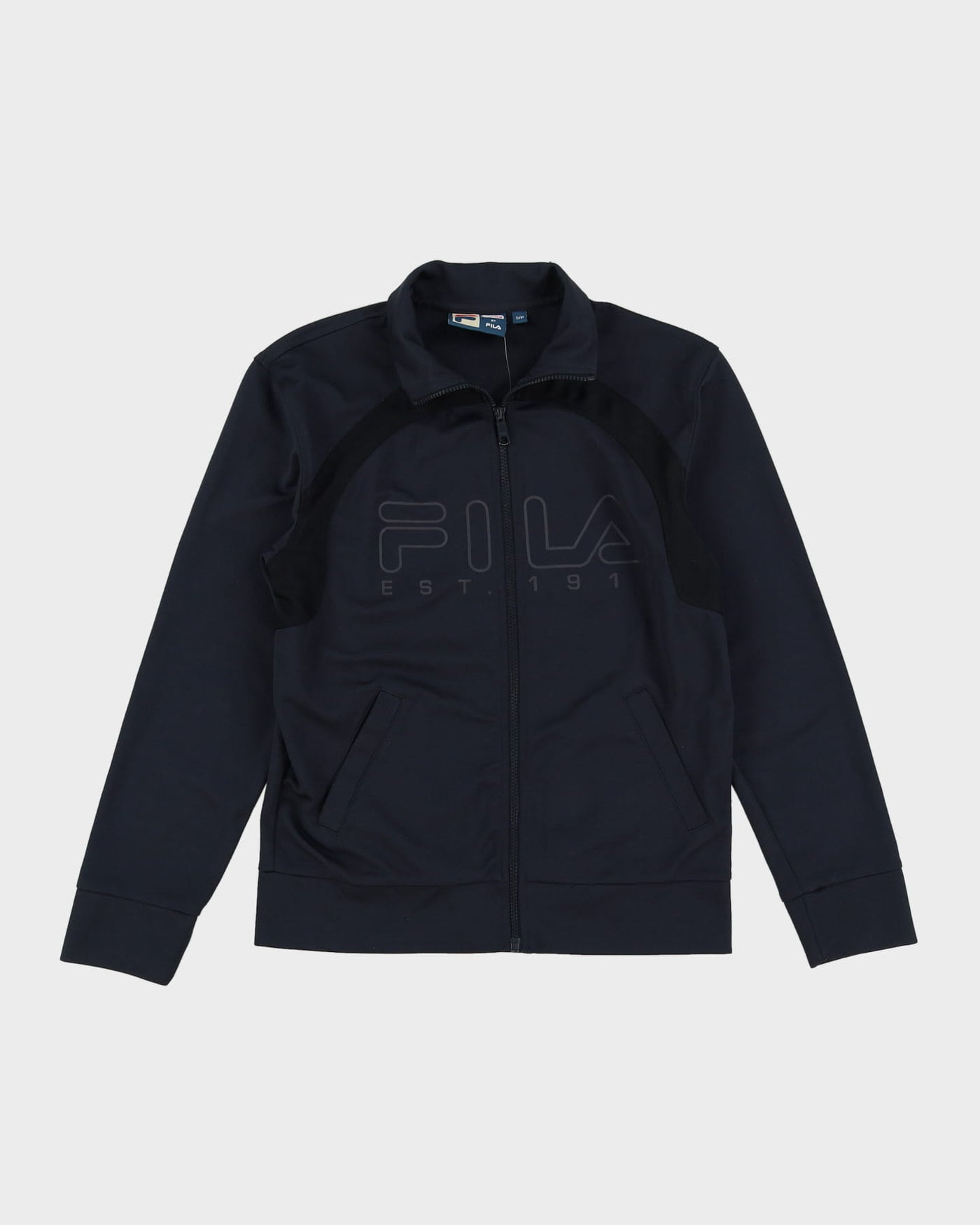 FILA Blue / Black Track Jacket - S
