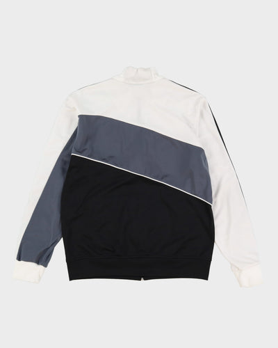 Adidas Grey / Black / White Track Jacket - L