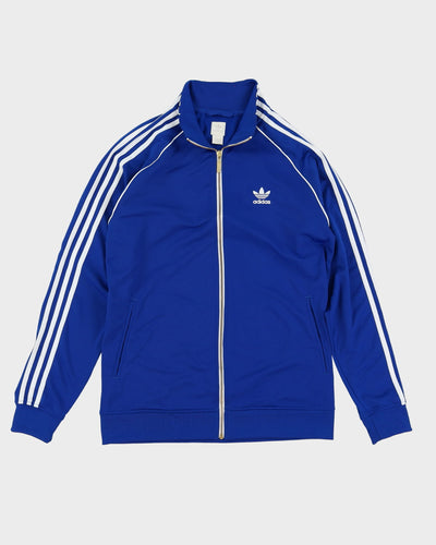 Adidas Blue / White Track Jacket - M / L