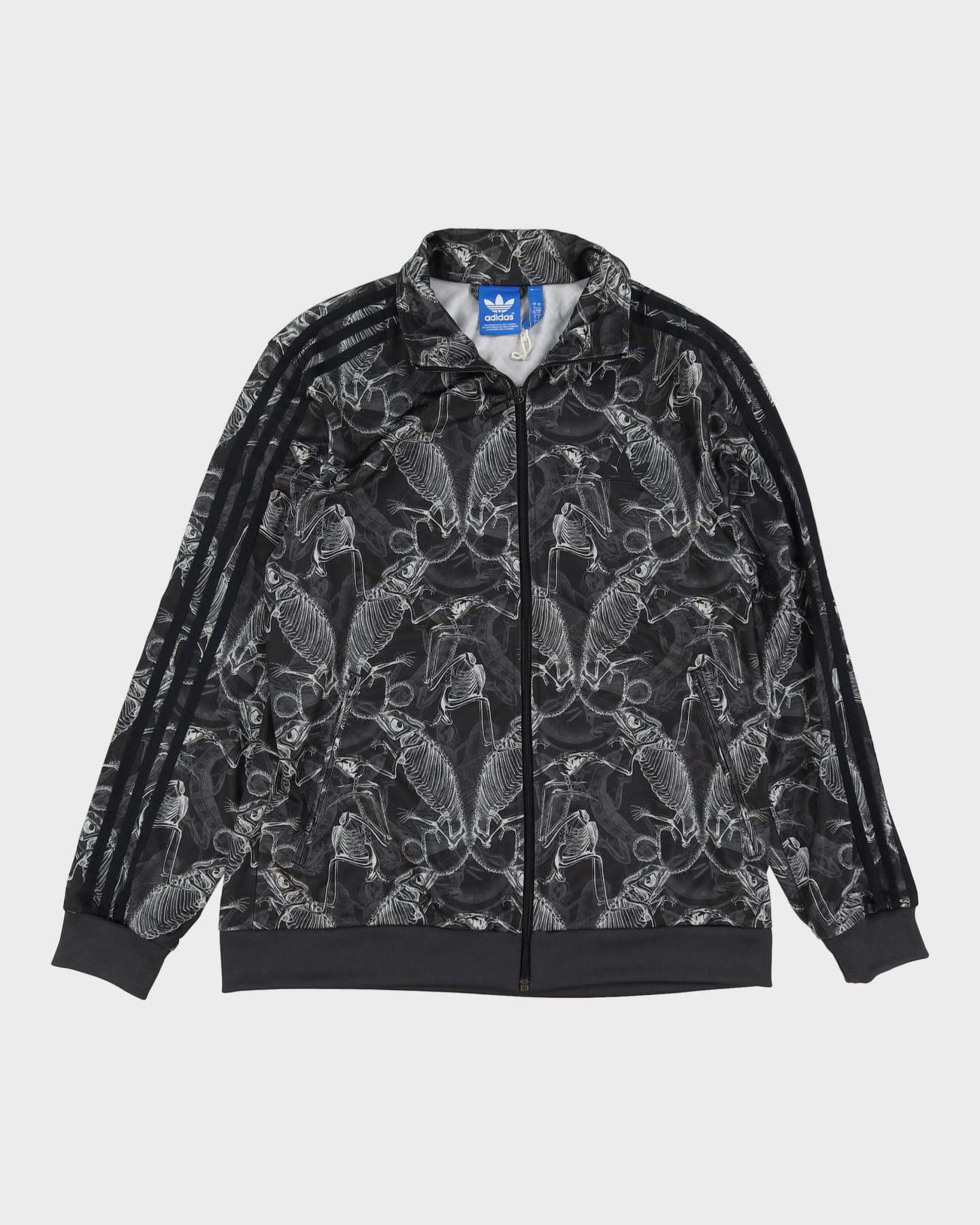 Adidas Black / Grey X-Ray Chameleon All Over Print Track Jacket - L