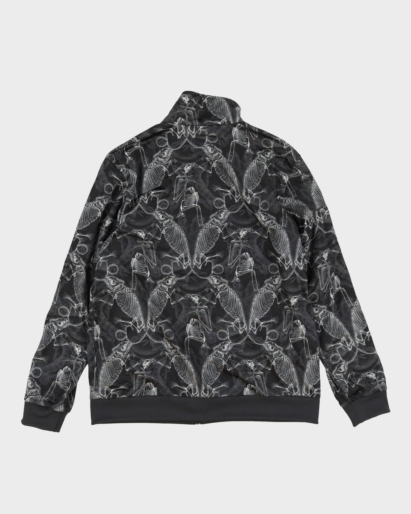 Adidas Black / Grey X-Ray Chameleon All Over Print Track Jacket - L