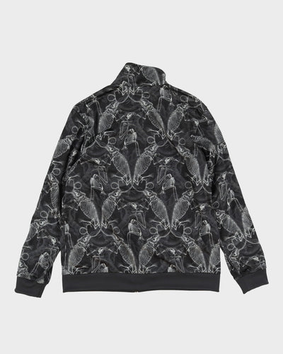 Adidas Black / Grey X-Ray Chameleon All Over Print Track Jacket - L