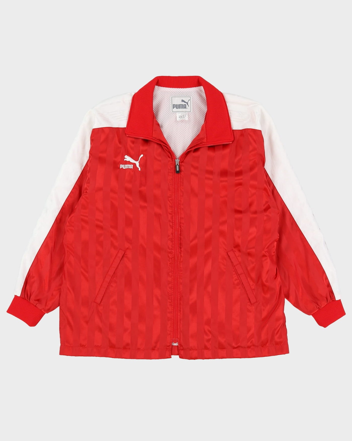 Puma Red / White Track Jacket - L