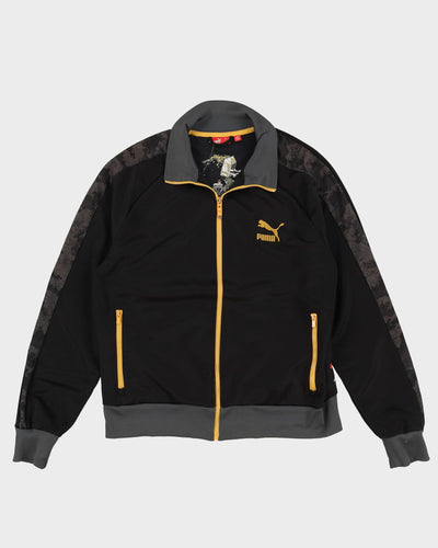 Puma Black / Yellow Track Jacket - XL