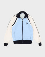 80s Sergio Tacchini Blue / White Track Jacket - S