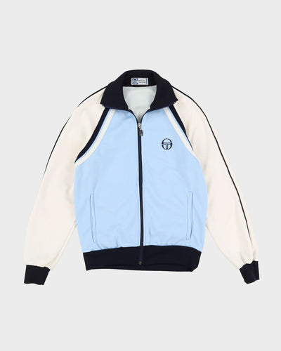 80s Sergio Tacchini Blue / White Track Jacket - S