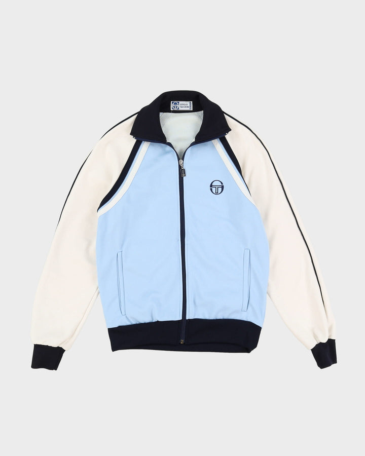80s Sergio Tacchini Blue / White Track Jacket - S