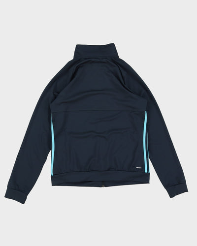 Adidas Dark Grey / Blue Track Jacket - M