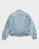 80s Levi's Blanket Lined Denim Jacket - M