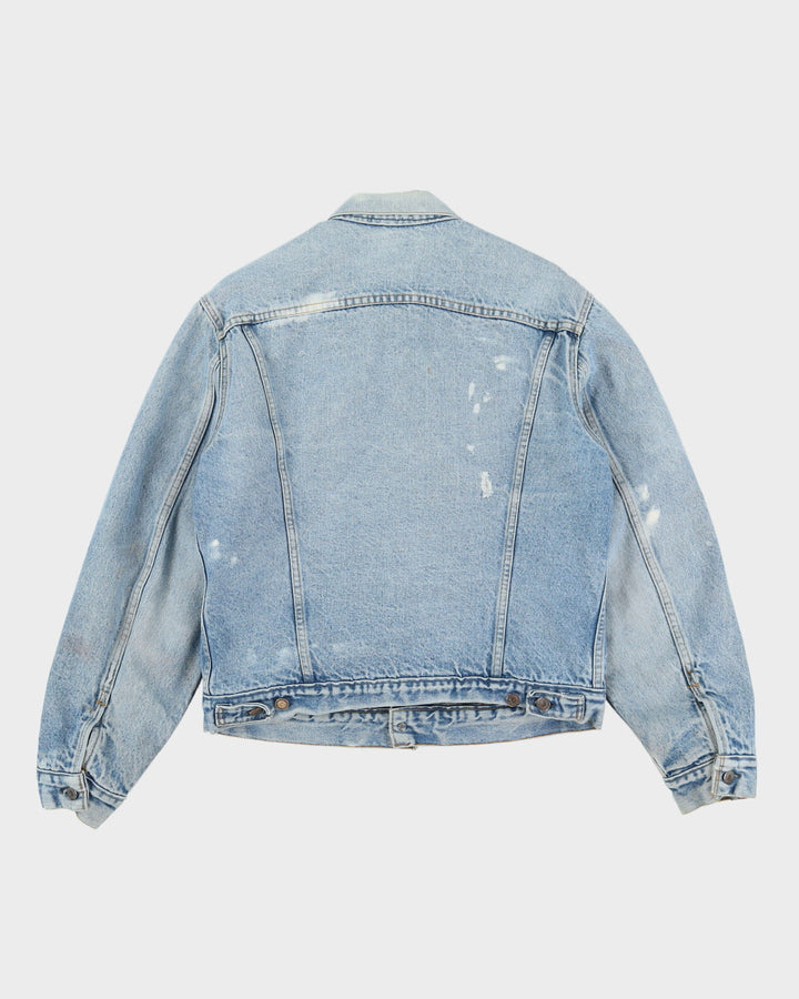 80s Levi's Blanket Lined Denim Jacket - M