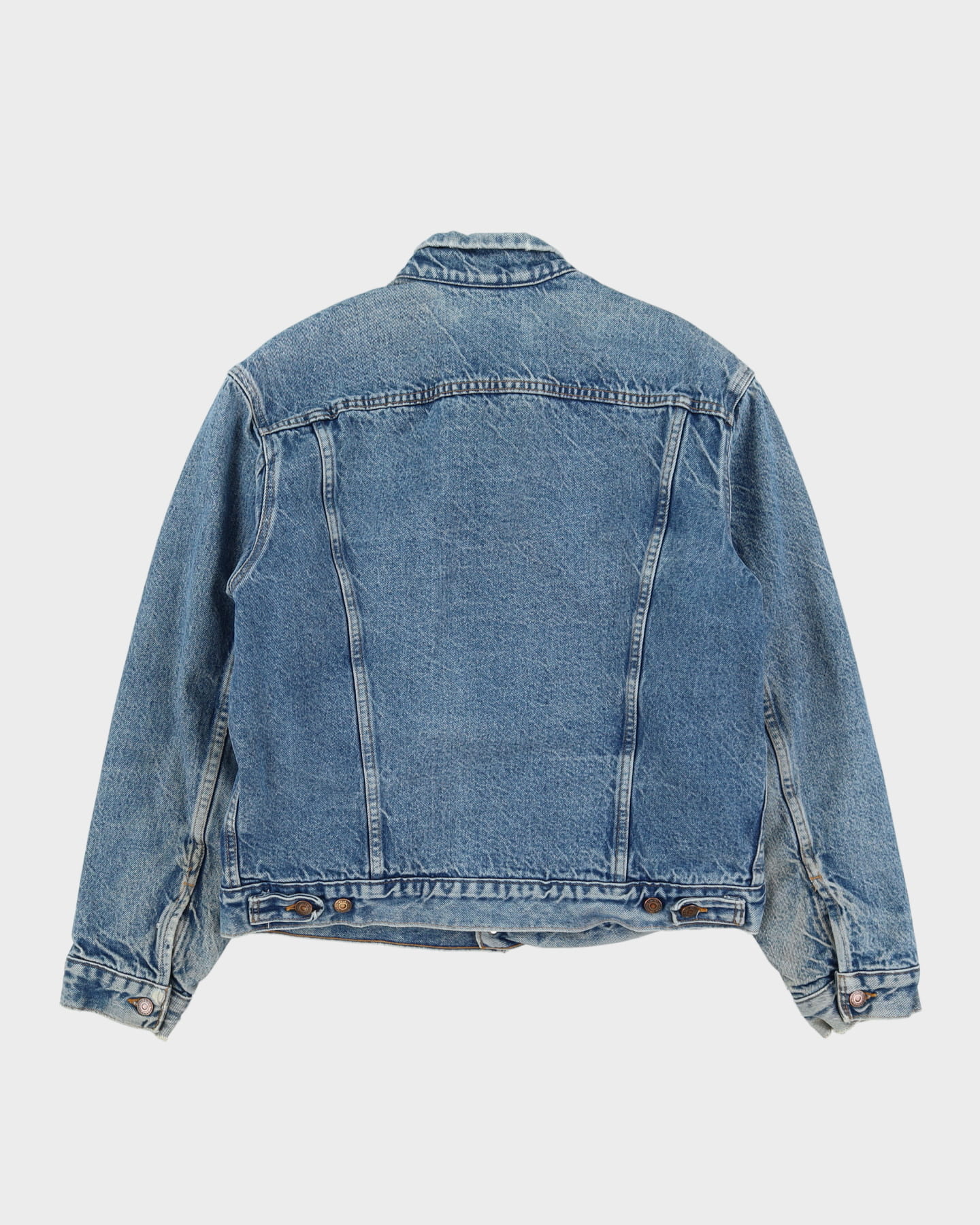 80s Levi's Blanket Lined Denim Jacket - L
