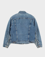 80s Levi's Blanket Lined Denim Jacket - L