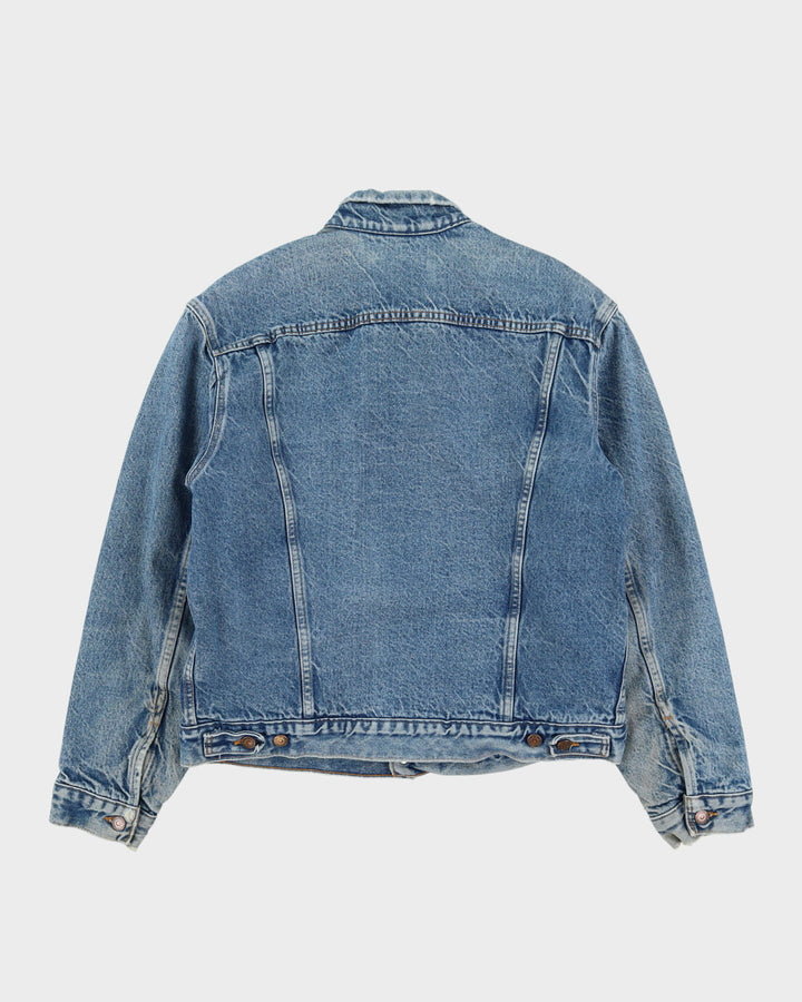 80s Levi's Blanket Lined Denim Jacket - L