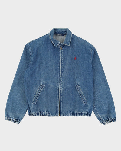 90s Ralph Lauren Denim Harrington Jacket - M