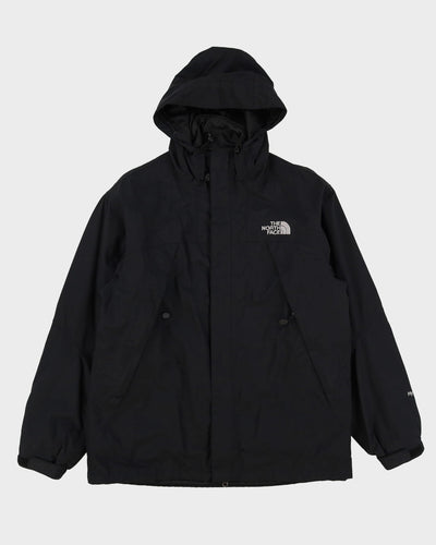 The North Face Black HyVent Hooded Zip Up Windbreaker Jacket - L / XL