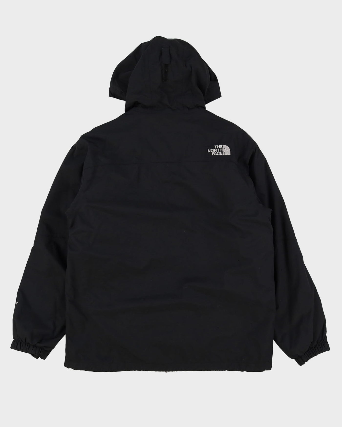 The North Face Black HyVent Hooded Zip Up Windbreaker Jacket - L / XL