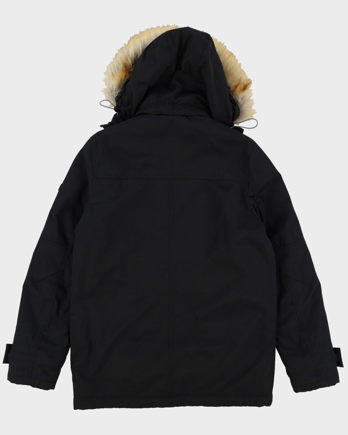 Tommy Hilfiger Black Hooded Puffer Jacket - S