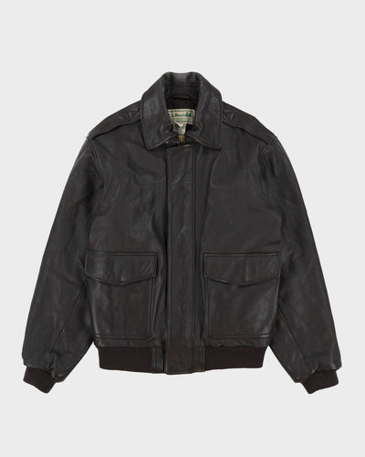 L.L. Bean Brown Leather Jacket - L