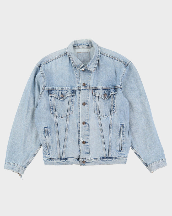 80s Levi's Light Wash Blue Denim Jacket - L