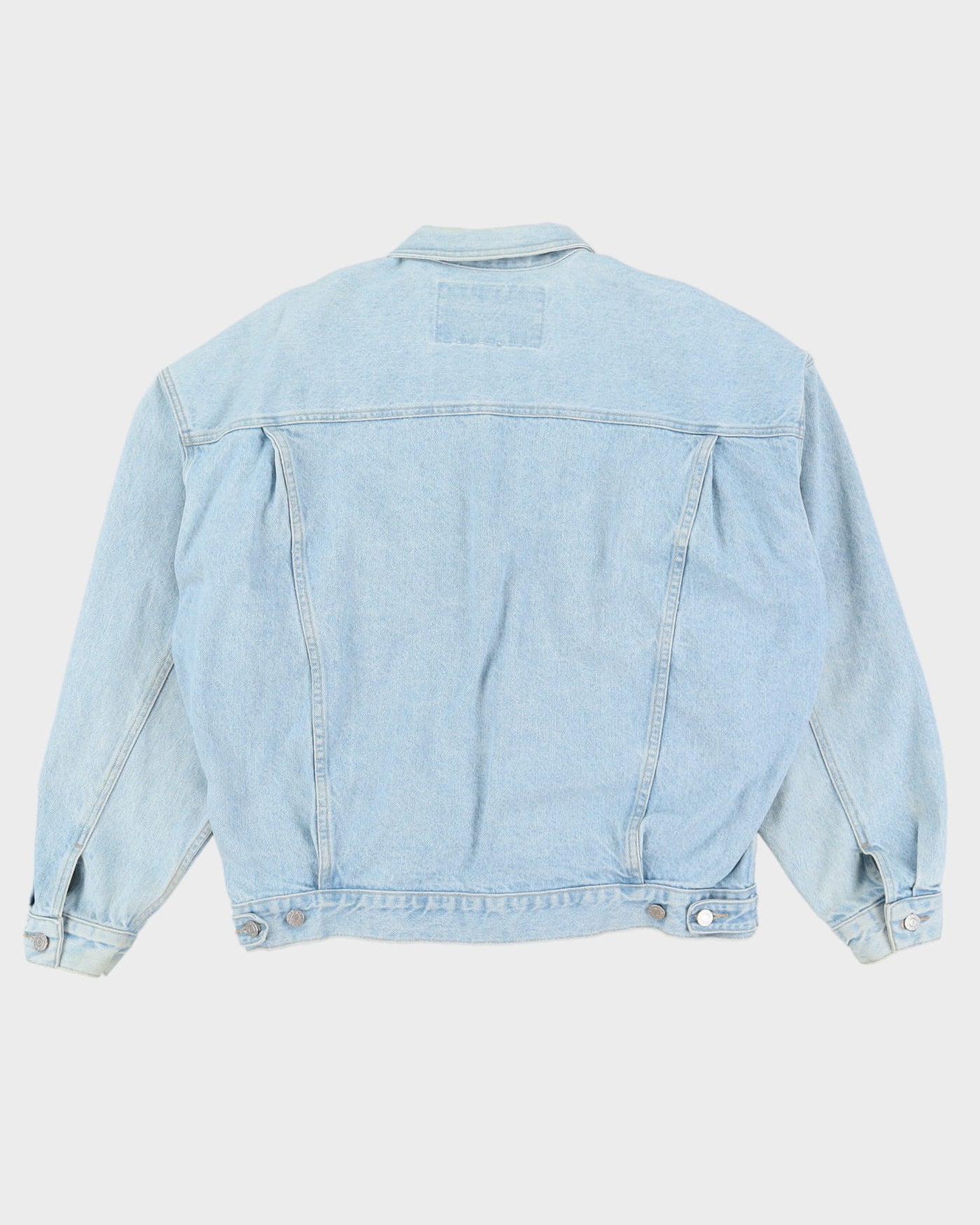 90s Guess Light Wash Blue Denim Jacket - XL
