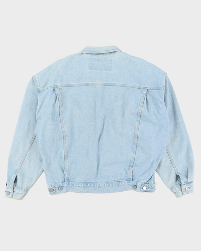 90s Guess Light Wash Blue Denim Jacket - XL