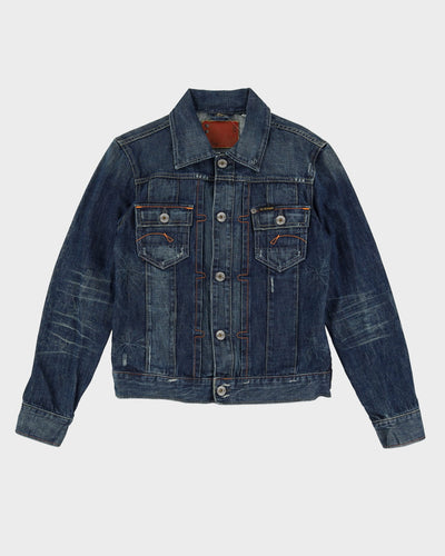 00s G Star Raw Dark Wash Denim Jacket - M