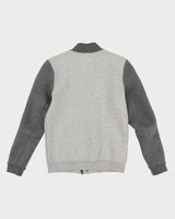 Nike Grey Full Zip Bomber Jacket - S