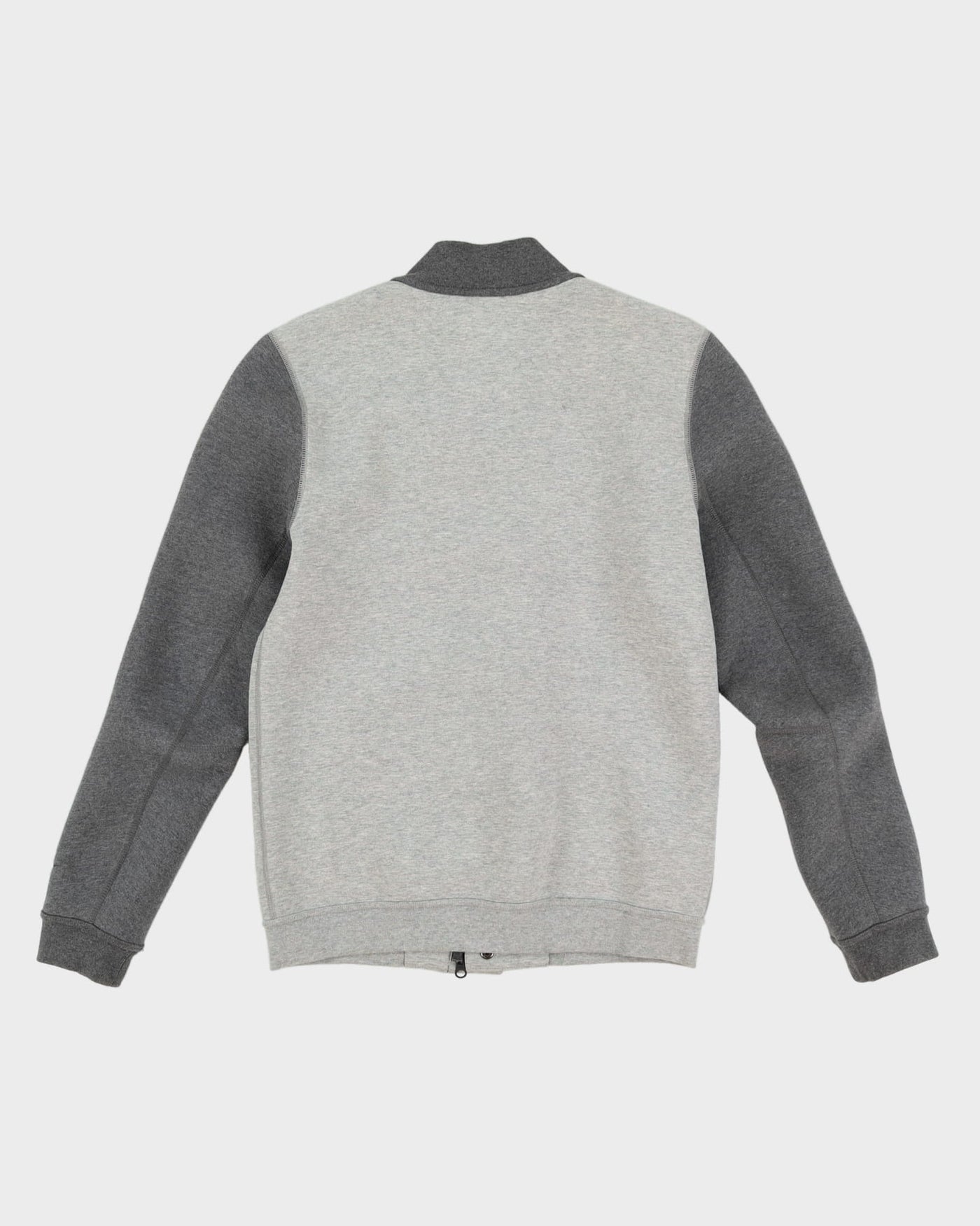 Nike Grey Full Zip Bomber Jacket - S