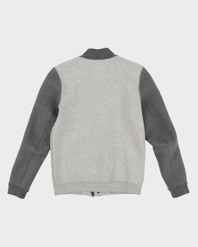 Nike Grey Full Zip Bomber Jacket - S
