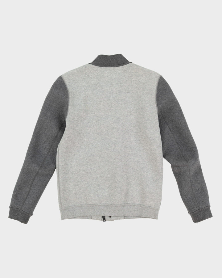 Nike Grey Full Zip Bomber Jacket - S