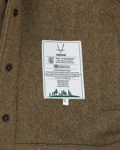 Herne Green Heavyweight Bison Jacket - L