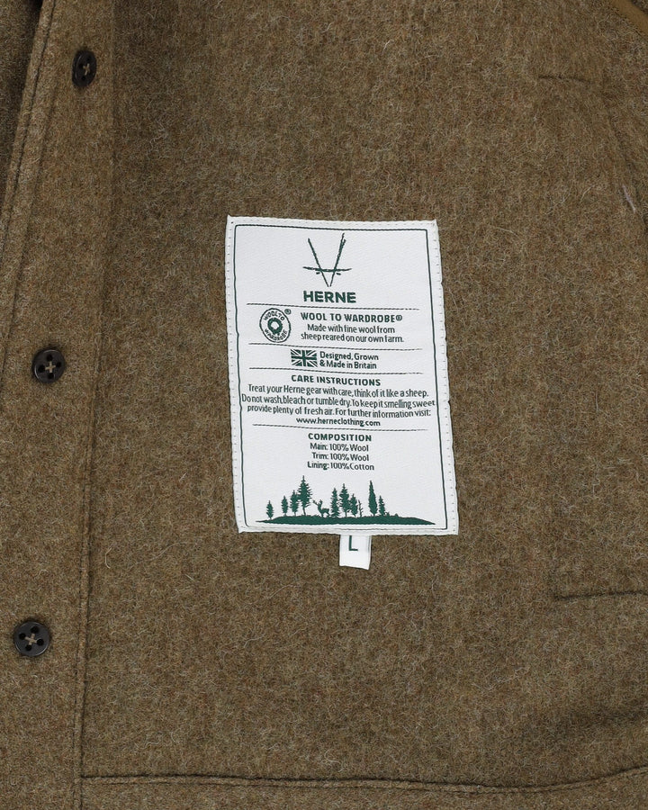 Herne Green Heavyweight Bison Jacket - L