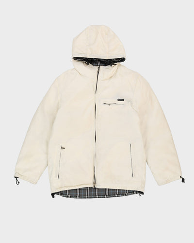 Burberry Black Label White Puffer Jacket - L
