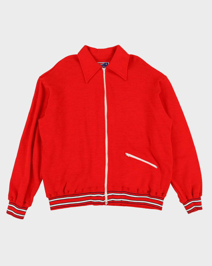 70s White Stag Speedo Red Track Jacket - XL