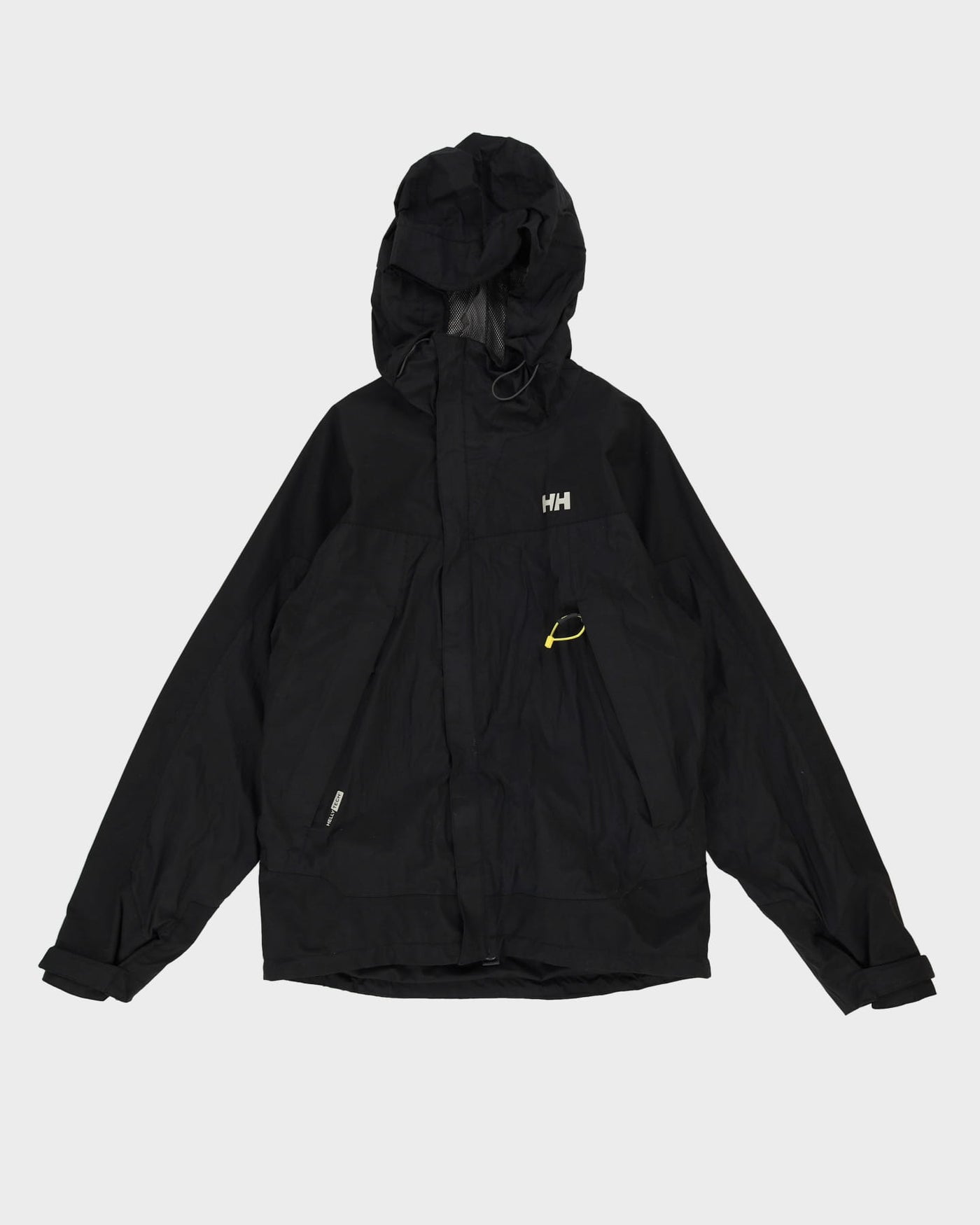 Helly Hansen Black Hooded Windbreaker Jacket - M