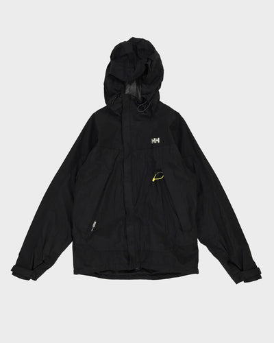 Helly Hansen Black Hooded Windbreaker Jacket - M
