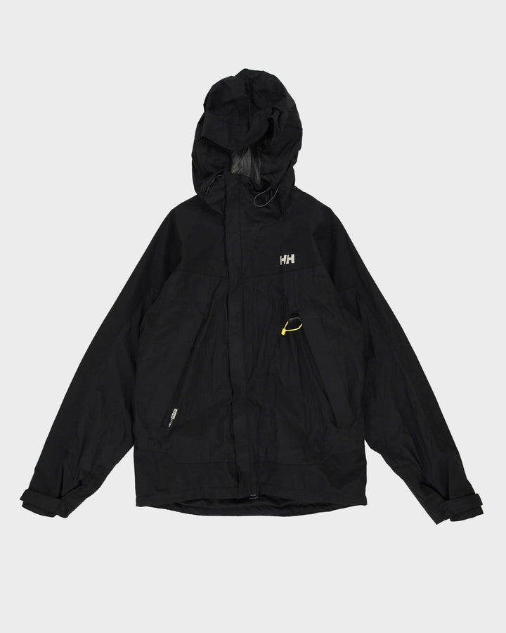 Helly Hansen Black Hooded Windbreaker Jacket - M