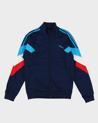 90s Adidas Navy Track Jacket - M