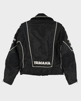 80s Yamaha Black Biker Jacket - M